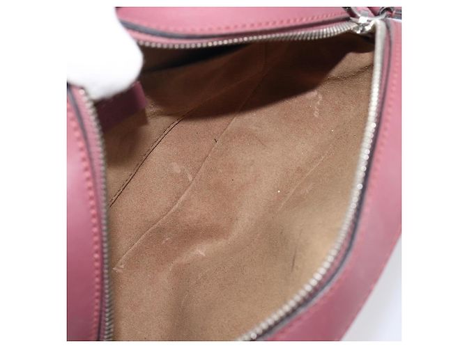 Borsa a tracolla GUCCI GG Blooms Chain PVC Pelle Beige Argento 409535 Auth BA15501V - vista 10