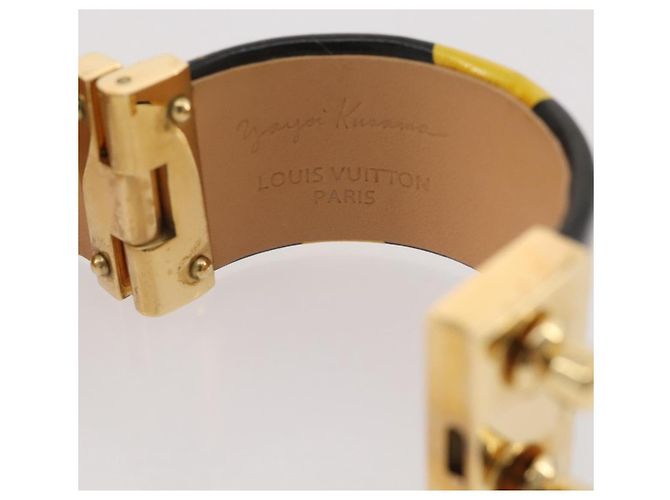 Bracciale LOUIS VUITTON Vernis Infinity Dot Yayoi Kusama Black LV Auth 204141V Nero - vista 10