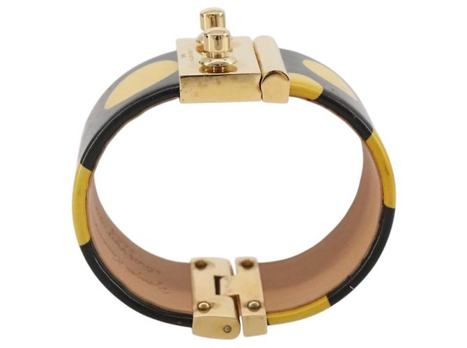 Bracciale LOUIS VUITTON Vernis Infinity Dot Yayoi Kusama Black LV Auth 204141V Nero - vista 3