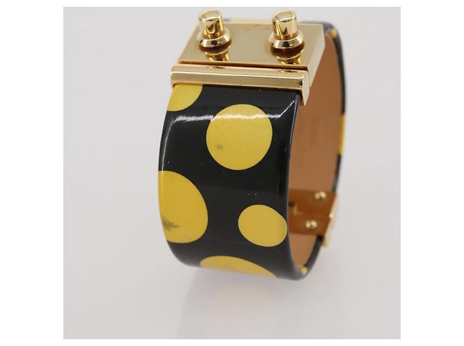 Bracciale LOUIS VUITTON Vernis Infinity Dot Yayoi Kusama Black LV Auth 204141V Nero - vista 5