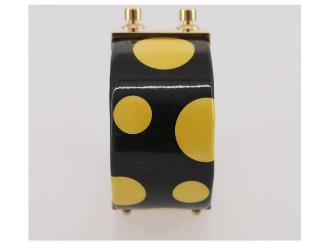 Bracciale LOUIS VUITTON Vernis Infinity Dot Yayoi Kusama Black LV Auth 204141V Nero - vista 6