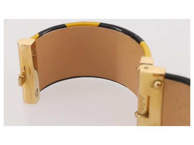 Bracciale LOUIS VUITTON Vernis Infinity Dot Yayoi Kusama Black LV Auth 204141V Nero - vista 8