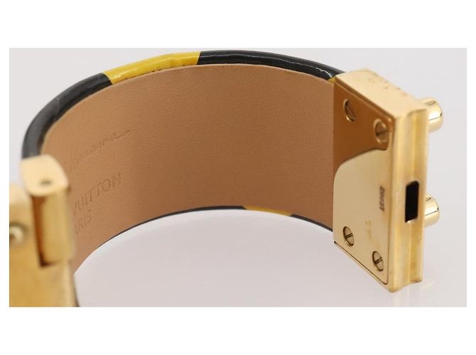 Bracciale LOUIS VUITTON Vernis Infinity Dot Yayoi Kusama Black LV Auth 204141V Nero - vista 9