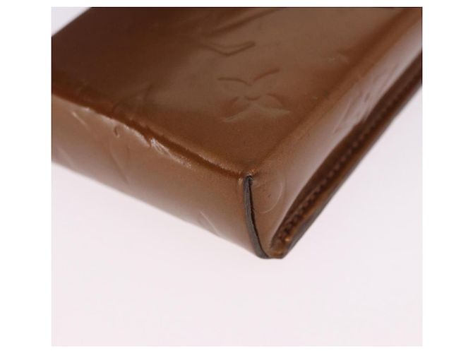 LOUIS VUITTON Monogram Vernis Walker Wallet Bronze M91154 LV Auth bs36810 Bronce - vista 14