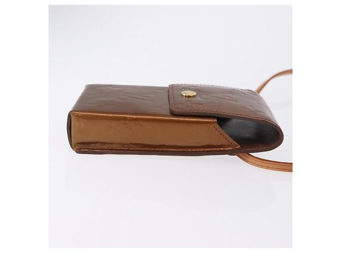 LOUIS VUITTON Monogram Vernis Walker Wallet Bronze M91154 LV Auth bs36810 Bronce - vista 3