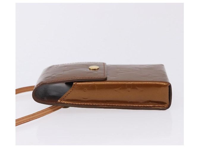 LOUIS VUITTON Monogram Vernis Walker Wallet Bronze M91154 LV Auth bs36810 Bronce - vista 4