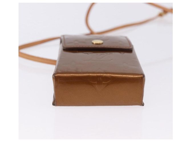 LOUIS VUITTON Monogram Vernis Walker Wallet Bronze M91154 LV Auth bs36810 Bronce - vista 5