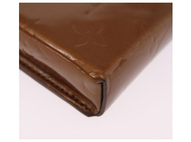LOUIS VUITTON Monogram Vernis Walker Wallet Bronze M91154 LV Auth bs36810 Bronce - vista 9
