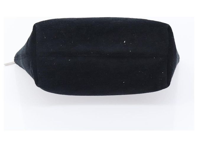 Borsa a Pochette BALENCIAGA Pile Black Silver Auth 203606A Nero Argento - vista 6