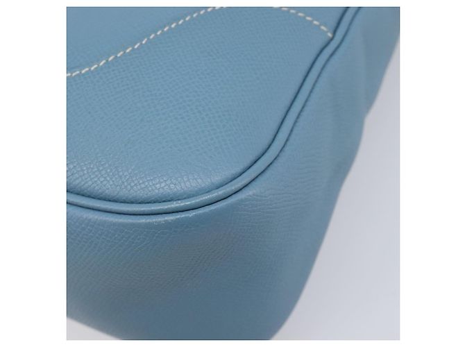 Hermès Borsa a tracolla HERMES Epsom Trim 31 in pelle blu argento Auth yk20897M - vista 18