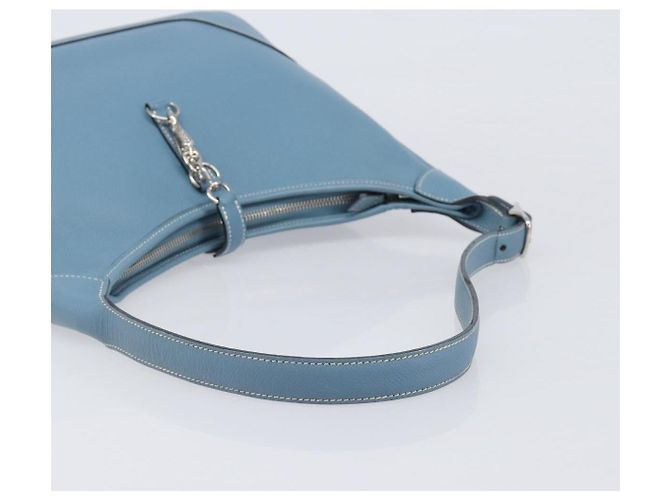 Hermès Borsa a tracolla HERMES Epsom Trim 31 in pelle blu argento Auth yk20897M - vista 6