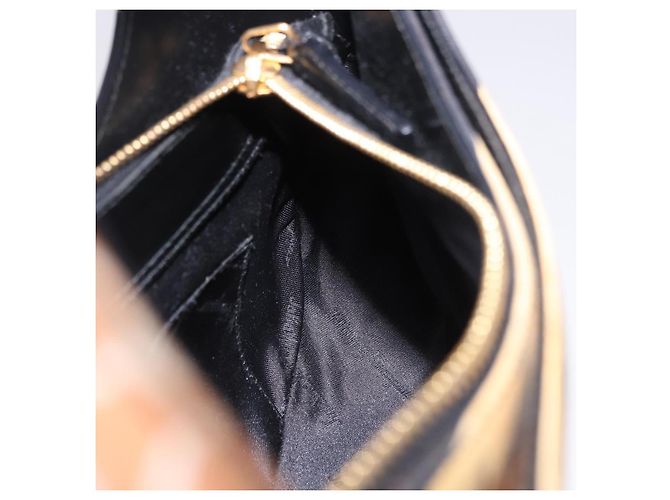Borsa a mano Salvatore Ferragamo Leopard Nylon Pelle Beige Gold Auth am12601V D'oro - vista 22
