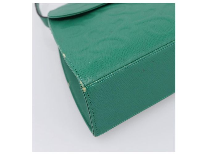 Autre Marque Borsa a tracolla SAINT LAURENT Pelle Verde Tono Oro Auth 202964 - vista 15