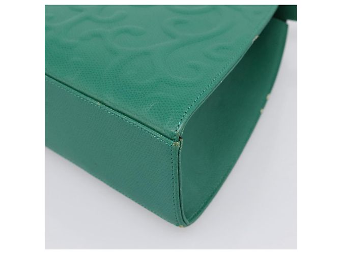 Autre Marque Borsa a tracolla SAINT LAURENT Pelle Verde Tono Oro Auth 202964 - vista 16