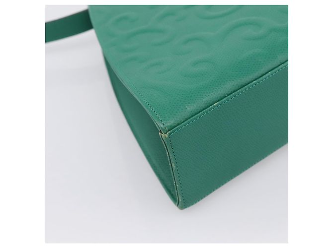 Autre Marque Borsa a tracolla SAINT LAURENT Pelle Verde Tono Oro Auth 202964 - vista 9
