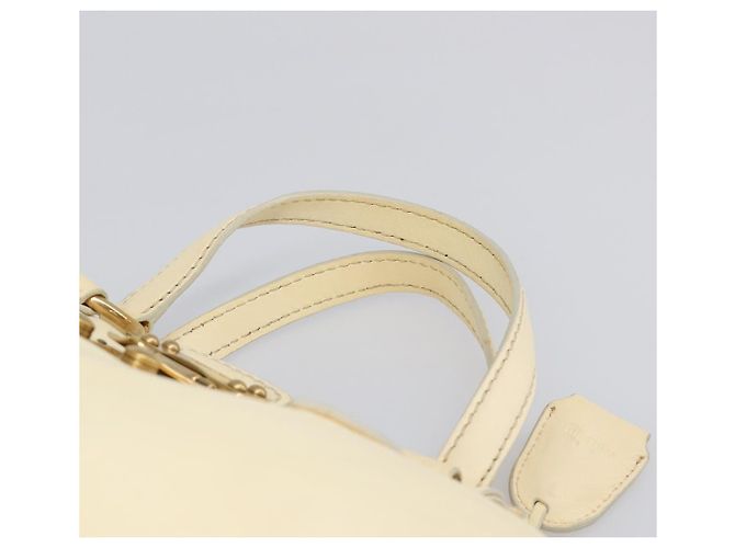 Borsa a mano Miu Miu Leather Ivory Gold Auth 202657A D'oro Crudo - vista 14
