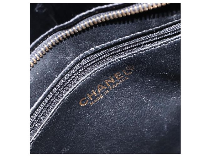 CHANEL COCO Mark Standard Tote Bag aus Lackleder Schwarz Gold CC Auth ki6845M Golden - Ansicht 19