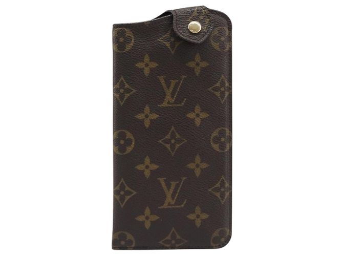 LOUIS VUITTON Monogram Etui lunet MM Glasses Case M66544 LV Auth ar14171V Monograma - vista 13