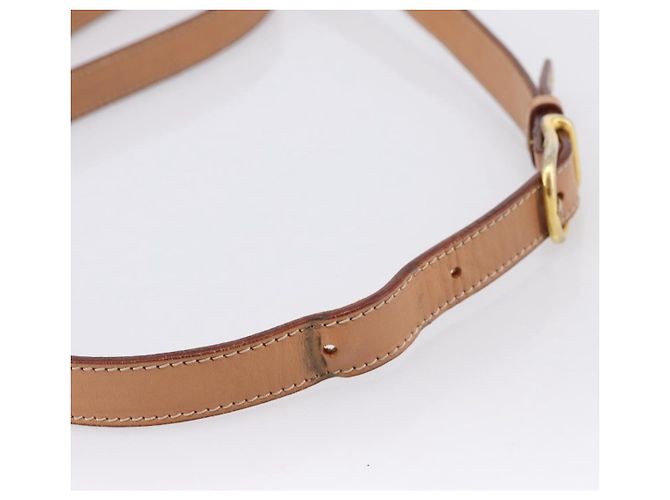 Céline Borsa a tracolla CELINE Macadam PVC Pelle Marrone Tono Oro Auth ep15762 - vista 8