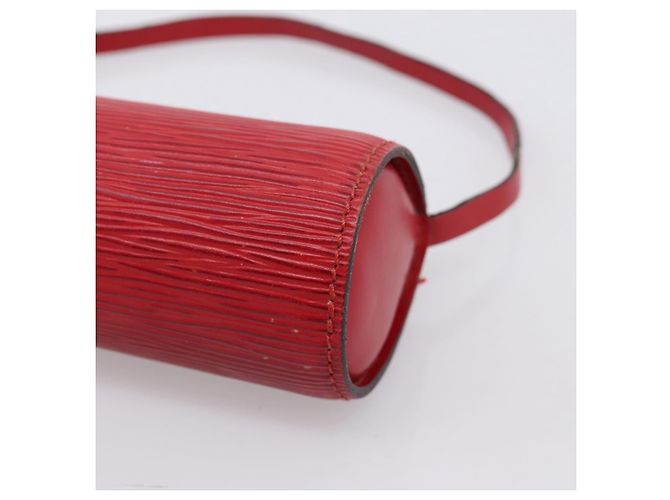 LOUIS VUITTON Epi Soufflot Pouch Accessory Pouch Red LV Auth 202968 Rosso - vista 16