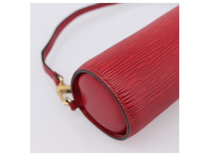 LOUIS VUITTON Epi Soufflot Pouch Accessory Pouch Red LV Auth 202968 Rosso - vista 17