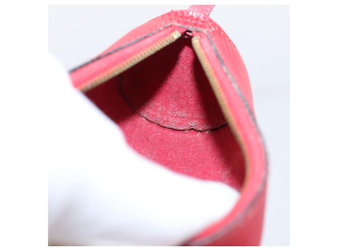 LOUIS VUITTON Epi Soufflot Pouch Accessory Pouch Red LV Auth 202968 Rosso - vista 21