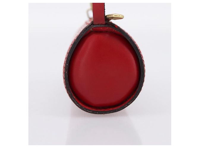 LOUIS VUITTON Epi Soufflot Pouch Accessory Pouch Red LV Auth 202968 Rosso - vista 3