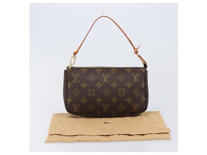 LOUIS VUITTON Monogram Pochette Accessoires Pouch M51980 LV Auth 203073V Monogramm - Ansicht 12