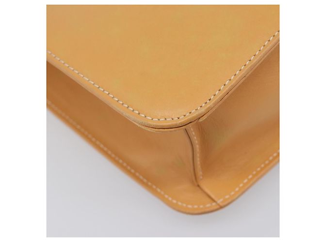 Burberrys Nova Check Schultertasche Leder Beige Gold Auth 201388 Golden - Ansicht 15