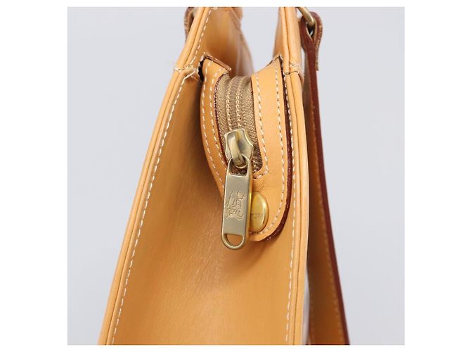 Burberrys Nova Check Schultertasche Leder Beige Gold Auth 201388 Golden - Ansicht 20