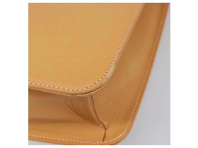 Burberrys Nova Check Schultertasche Leder Beige Gold Auth 201388 Golden - Ansicht 9