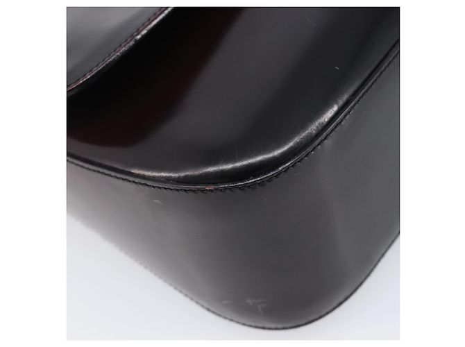 PRADA Shoulder Bag Patent Bordeaux Auth ar14223 Dark red - view 16
