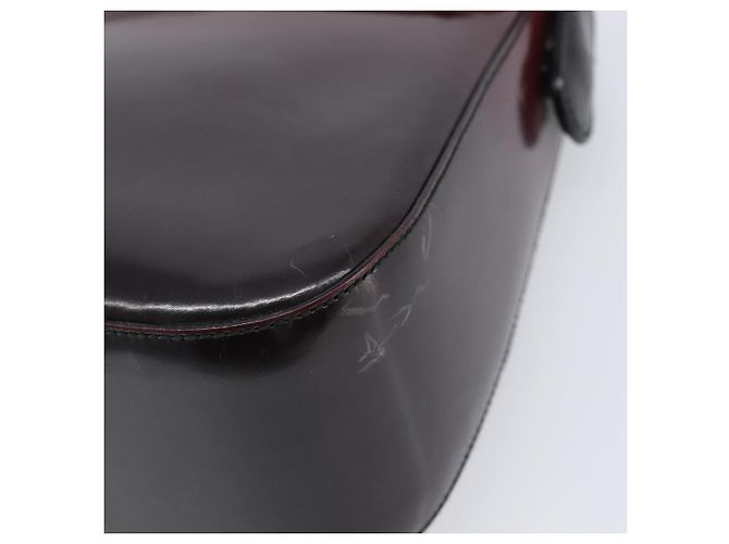PRADA Shoulder Bag Patent Bordeaux Auth ar14223 Dark red - view 17