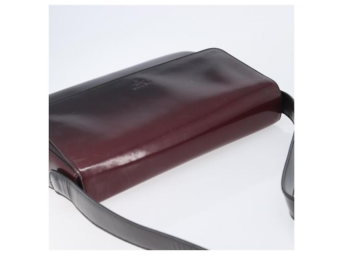PRADA Shoulder Bag Patent Bordeaux Auth ar14223 Dark red - view 6