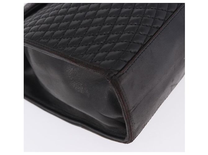 BALLY Handtasche aus Leder Schwarz Gold authentisch 204388 Golden - Ansicht 17