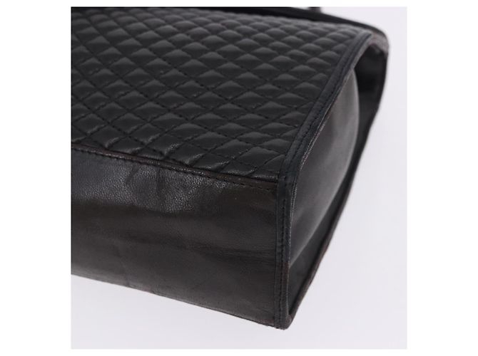 BALLY Handtasche aus Leder Schwarz Gold authentisch 204388 Golden - Ansicht 18