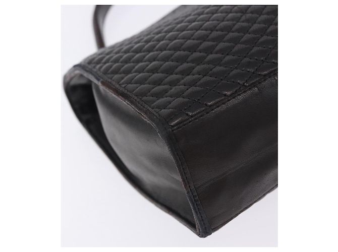 BALLY Handtasche aus Leder Schwarz Gold authentisch 204388 Golden - Ansicht 19