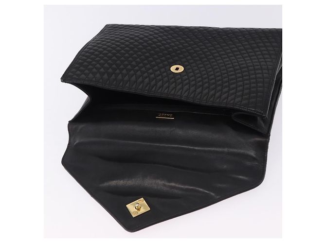BALLY Handtasche aus Leder Schwarz Gold authentisch 204388 Golden - Ansicht 23