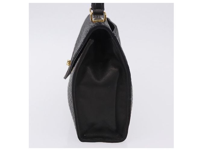 BALLY Handtasche aus Leder Schwarz Gold authentisch 204388 Golden - Ansicht 3