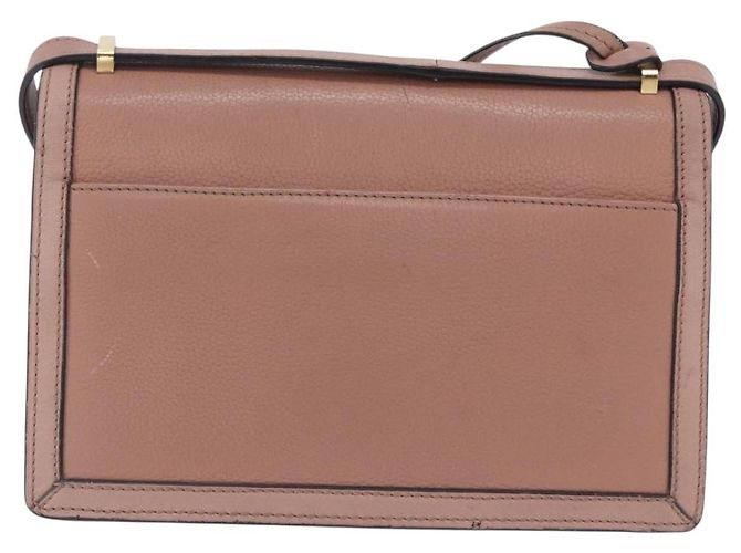 LOEWE Barcelona Schultertasche aus Leder, Rosa, Goldfarben, Authentisch ka6190A Pink - Ansicht 2