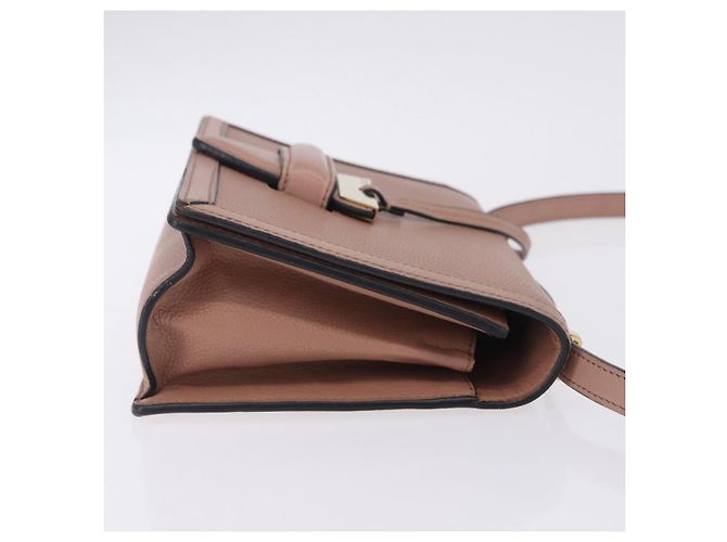 LOEWE Barcelona Schultertasche aus Leder, Rosa, Goldfarben, Authentisch ka6190A Pink - Ansicht 5