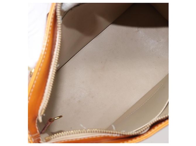 LOUIS VUITTON Monogram Vernis Houston Handtasche Beige M91004 LV Auth BA15557 - Ansicht 11