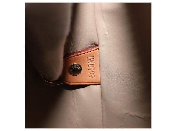 LOUIS VUITTON Monogram Vernis Houston Handtasche Beige M91004 LV Auth BA15557 - Ansicht 12