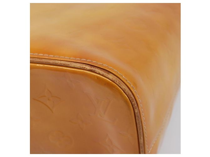 LOUIS VUITTON Monogram Vernis Houston Handtasche Beige M91004 LV Auth BA15557 - Ansicht 15