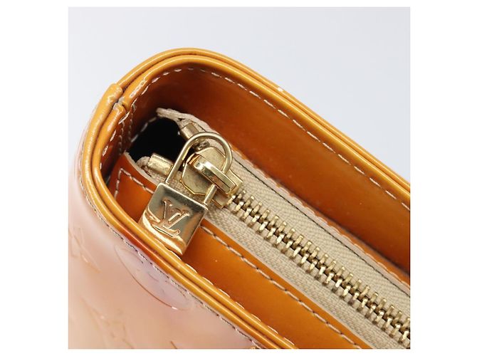 LOUIS VUITTON Monogram Vernis Houston Handtasche Beige M91004 LV Auth BA15557 - Ansicht 20