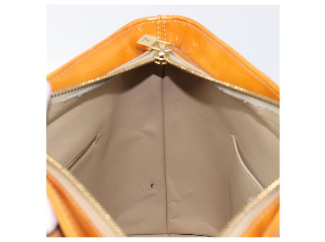 LOUIS VUITTON Monogram Vernis Houston Handtasche Beige M91004 LV Auth BA15557 - Ansicht 22
