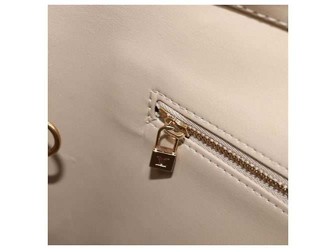 LOUIS VUITTON Monogram Vernis Houston Handtasche Beige M91004 LV Auth BA15557 - Ansicht 24