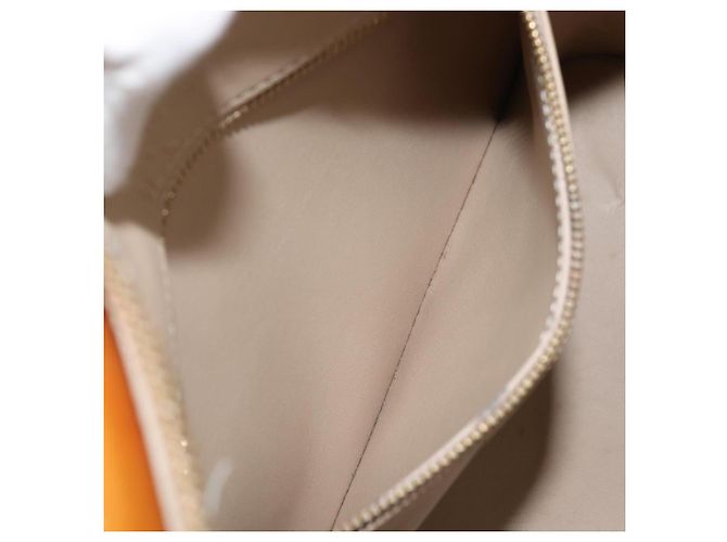 LOUIS VUITTON Monogram Vernis Houston Handtasche Beige M91004 LV Auth BA15557 - Ansicht 25