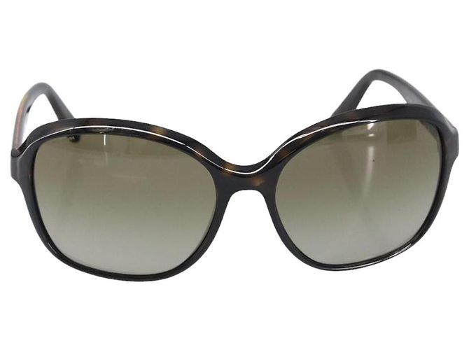 PRADA Sonnenbrille Kunststoff Braun Goldfarben Auth BA15543 - Ansicht 13