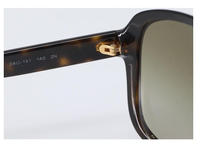 PRADA Sonnenbrille Kunststoff Braun Goldfarben Auth BA15543 - Ansicht 15